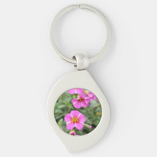 Petunias Keychain (Front)