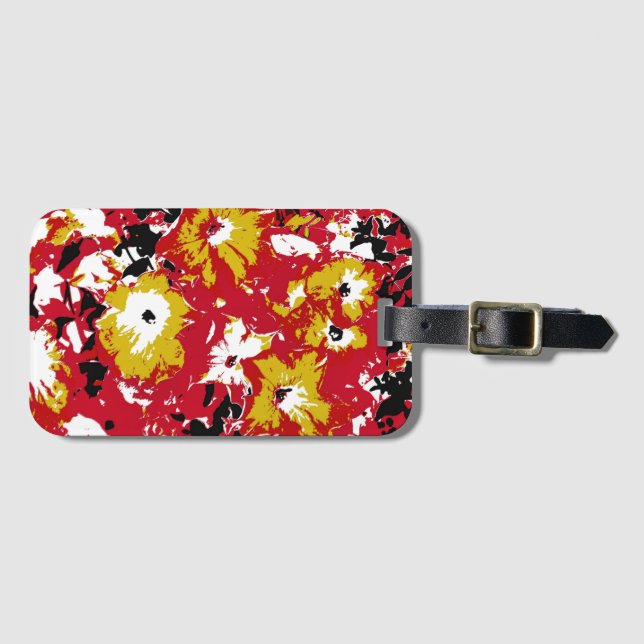 PETUNIAS LUGGAGE TAG (Front Horizontal)