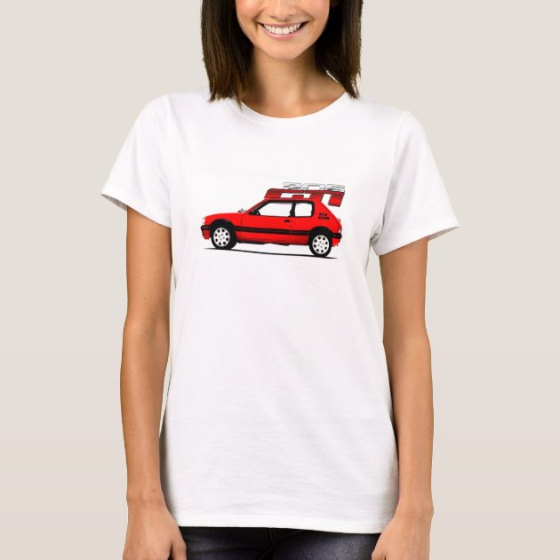 PEUGEOT 205 GTI ADVERT340 T Shirt Zazzle