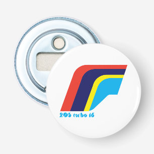 Peugeot 205 Turbo Rally Car Symbol Bottle Opener