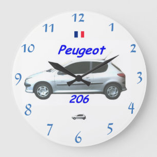 Peugeot 206 Wall Clock