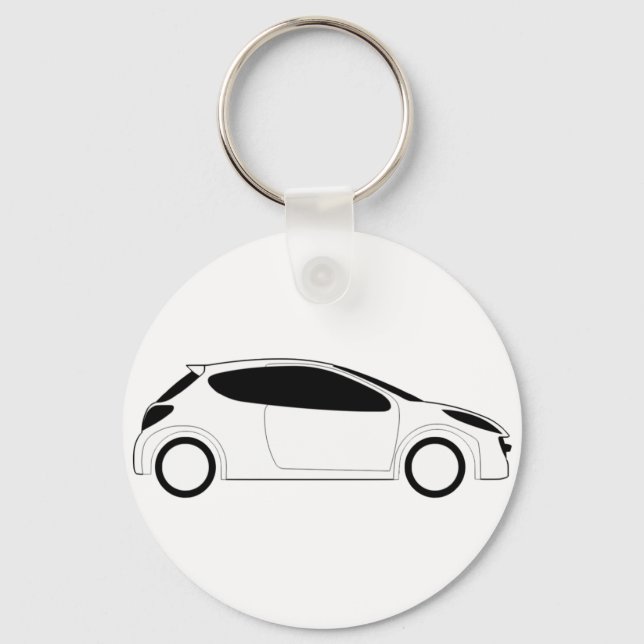 PEUGEOT 207 KEYCHAIN (Front)