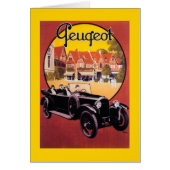Peugeot Automobile Promotional Poster (Front)