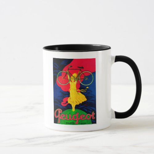 Peugeot Bicycle Vintage PosterEurope Mug