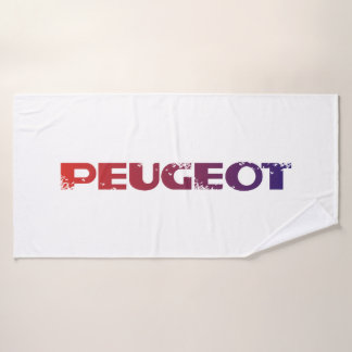 Peugeot cool retro bath towel