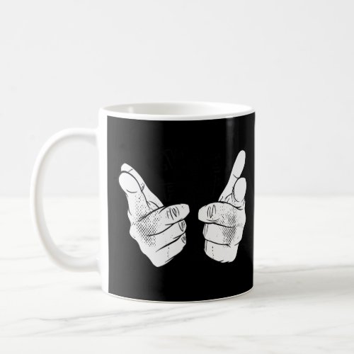 Pew hand guns weapon inspiration store motif graph coffee mug