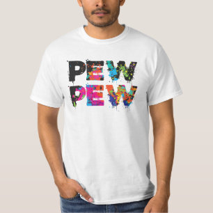Pew Pew - Funny Paintball T-Shirt