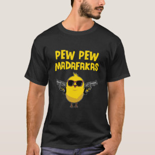 Pew Pew Madafakas Comic Chick T-Shirt