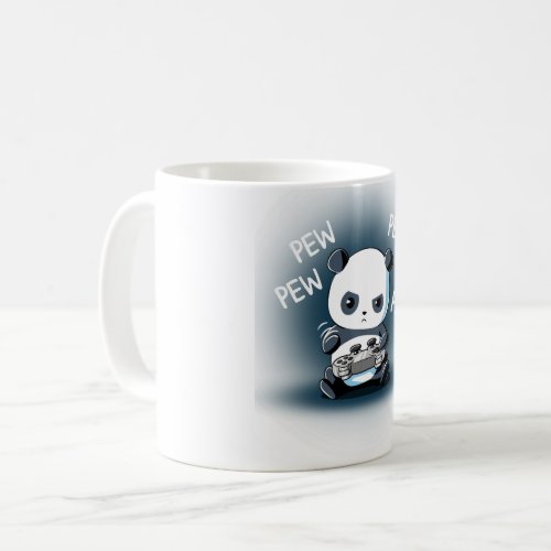 Pew Pew Panda gamer Coffee Mug