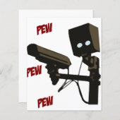 Pew Pew Pew Laser Radar Gun Robot (Front/Back)