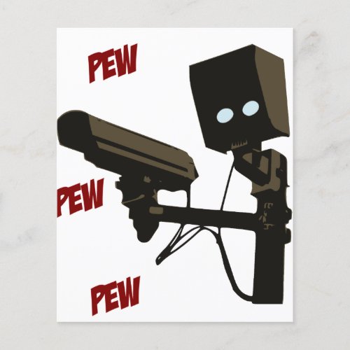 Pew Pew Pew Laser Radar Gun Robot