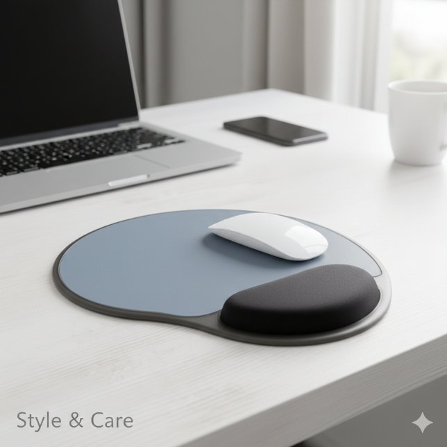 Pewter Gel Mouse Pad for Sleek Tactical Style (Pewter Gel Mouse Pad for Sleek Tactical Style)