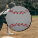 Pewter Grey Solid Color | Classic Elegant Softball at Zazzle