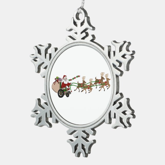 Pewter Snowflake Ornament