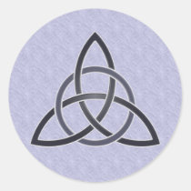 Pewter Trinity Knot Stickers