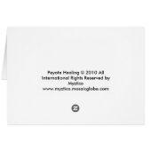 Peyote Healing Cards (Back Horizontal)