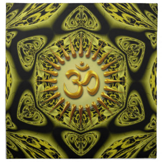 Peyote Love Star Om Shanti Cloth Banners / Napkins