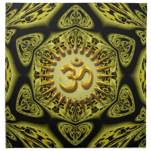 Peyote Love Star Om Shanti Cloth Banners  Napkins