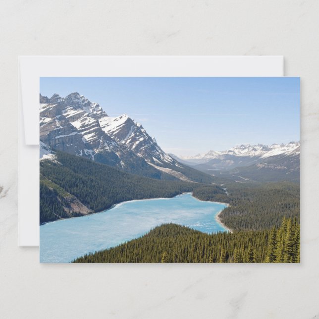 Peyto Lake - Banff National Park, Alberta, Canada Invitation (Front)
