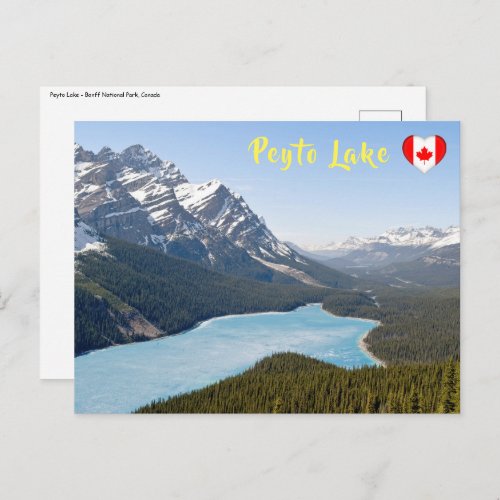 Peyto Lake _ Banff National Park Alberta Canada Postcard