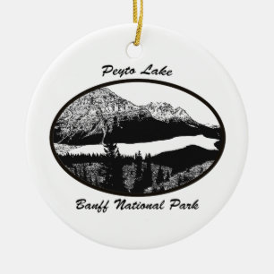 Peyto Lake Ceramic Ornament