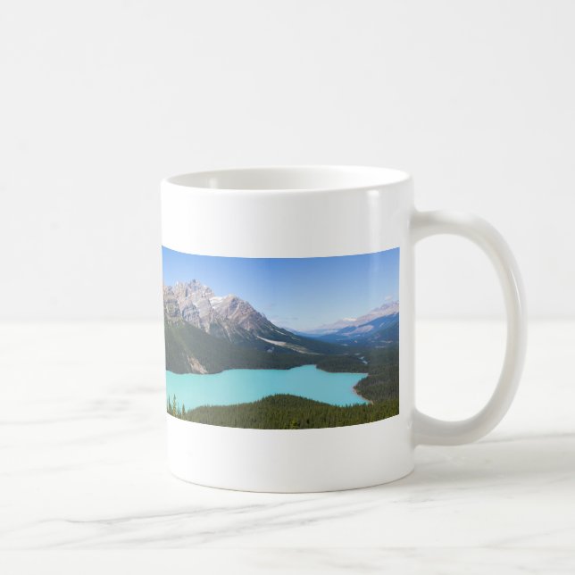 Peyto Lake Panorama, Banff Alberta Coffee Mug (Right)