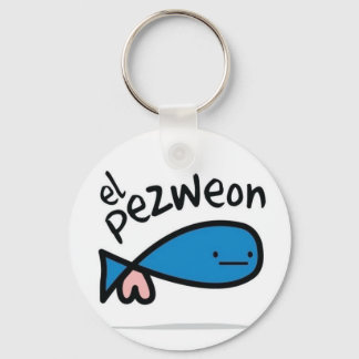 pezweon no me sigas keychain