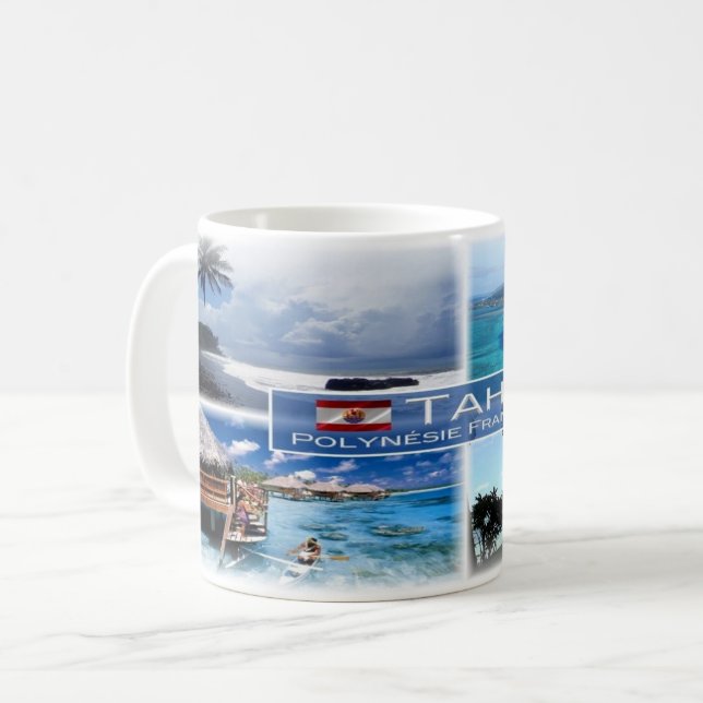 PF Polynesie Francaise - Tahiti - Coffee Mug (Front Left)