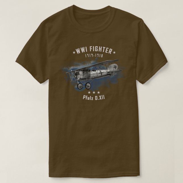 Pfalz WWI Fighter aircraft 1 T-Shirt (Design Front)