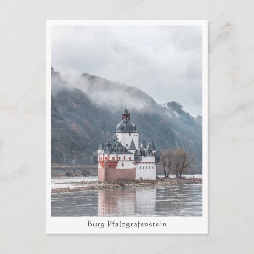 Pfalzgrafenstein Castle _ Germany Postcard