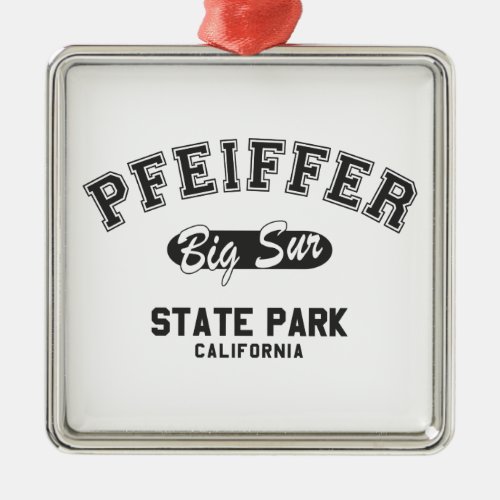 Pfeiffer Big Sur State Park California Metal Ornament