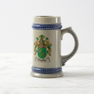 Pfeiffer Family Crest Beer Stein