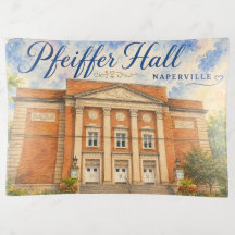 Pfeiffer Hall Theater Naperville Illinois souvenir