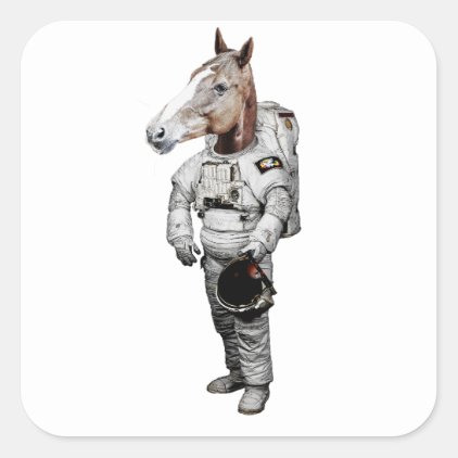 Pferd Astronaut Sticker