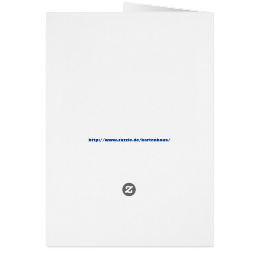 Pferde Geburtstagskarte (Back)