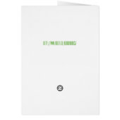 Pferde Geburtstagskarte (Back)