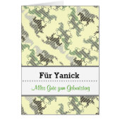 Pferde Geburtstagskarte (Front)