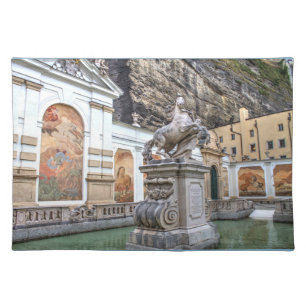 Pferdeschwemme Salzburg Austria Cloth Placemat