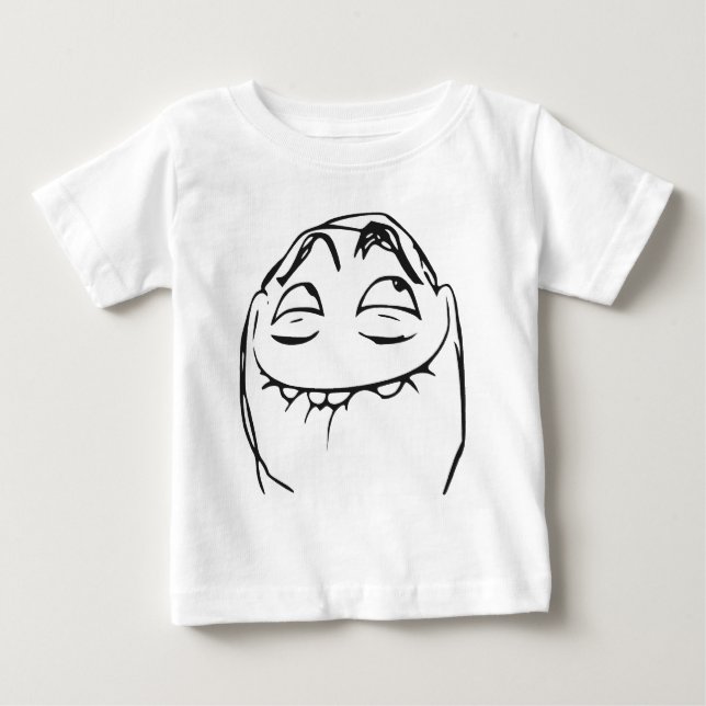 PFFTCH Laughing Rage Face Comic Meme Baby T-Shirt (Front)