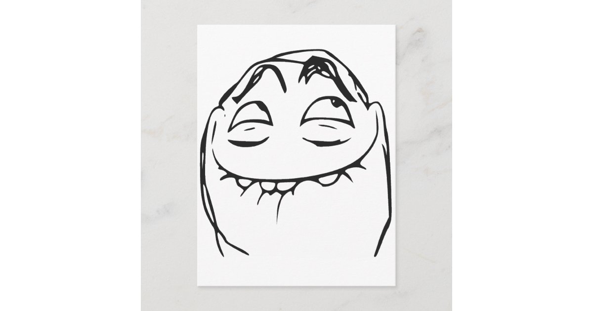 Official Meme Troll face Meme Canvas Print by Art