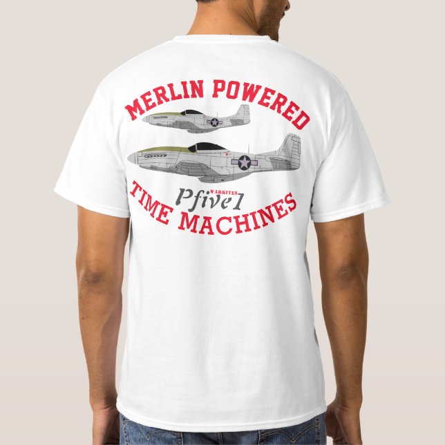 Pfive1 "P-51 Mustang" T-Shirt (Back)