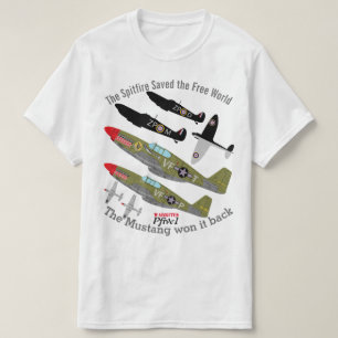 Pfive1 Spitfire P-51 winner T-Shirt