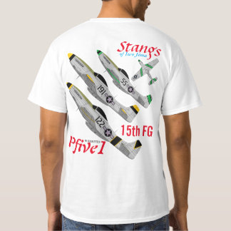 Pfive1 Stangs of Iwo Jima 15th FG T-Shirt