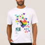PFLAG Pride Shirt Sport-Tek white background