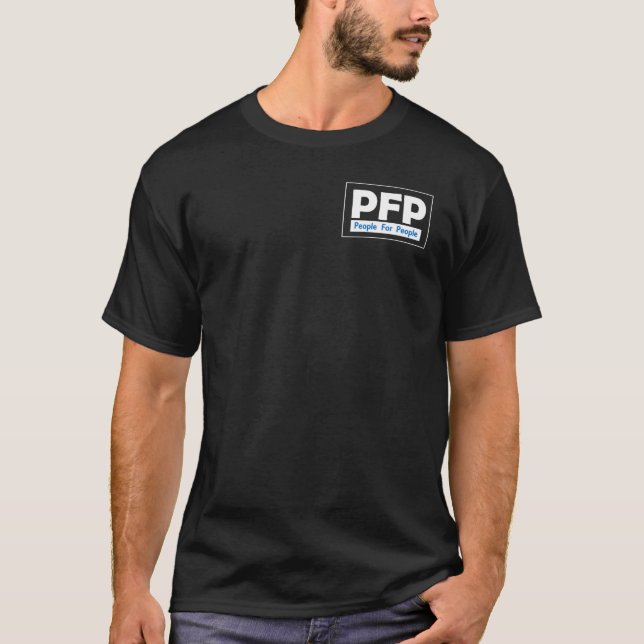 PFP Logo TShirt in many color options!  (Front)