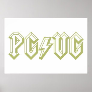 PG/VG Green Poster