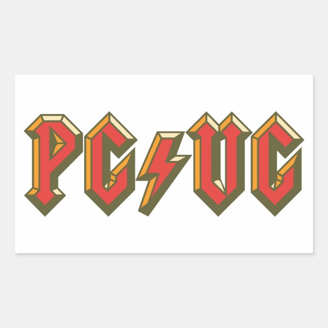 PG/VG RECTANGULAR STICKER (Front)