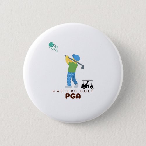 pga golf button