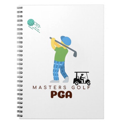 pga golf notebook