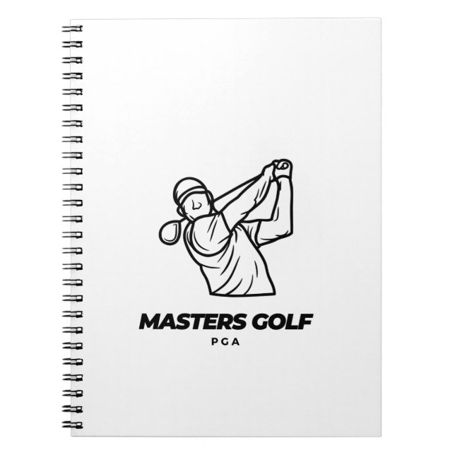 pga, golf notebook (Front)